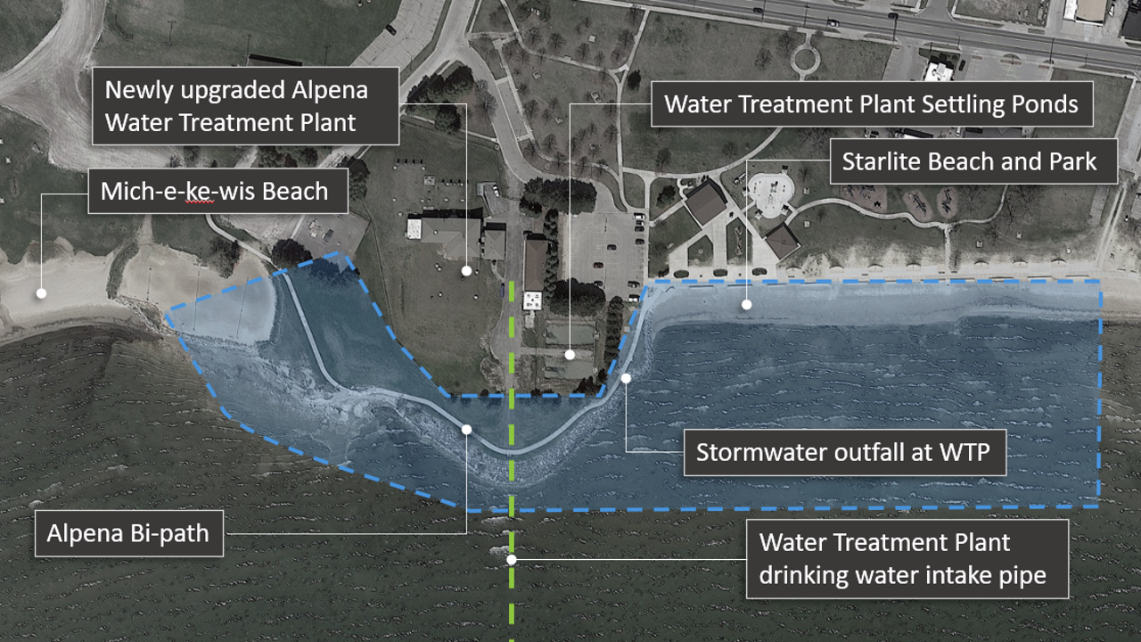 Alpena project map overview.