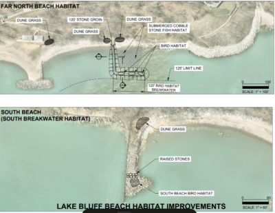 Lake Bluff project plan.