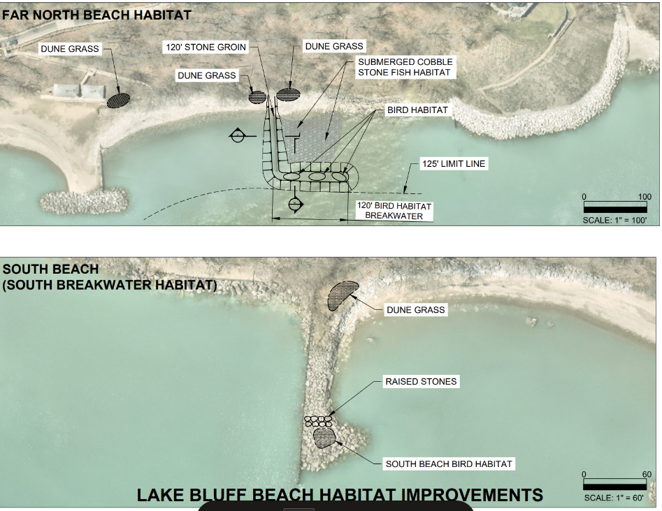 Lake Bluff project plan.