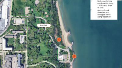 North Chicago project map.