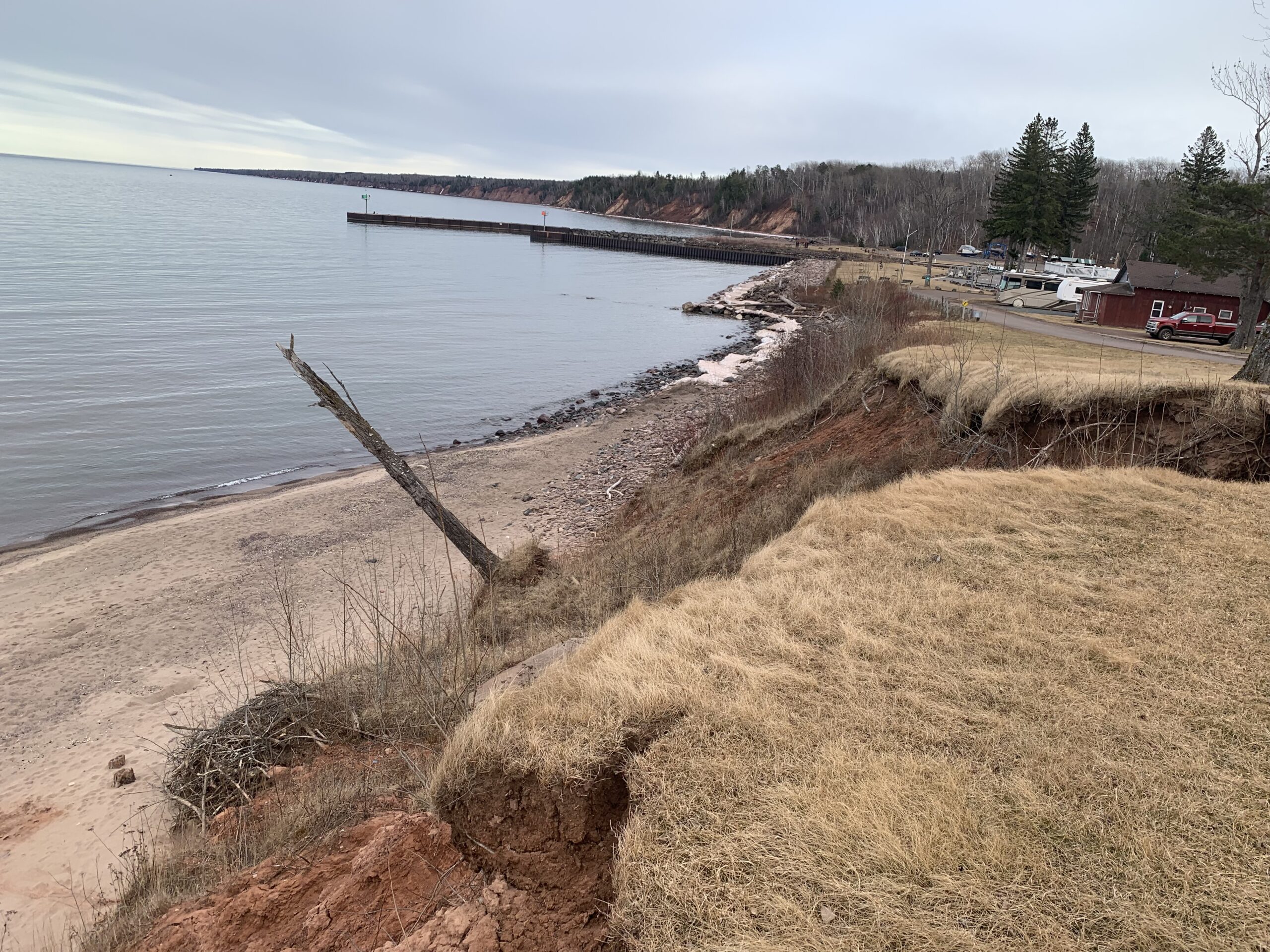 Saxon shoreline.