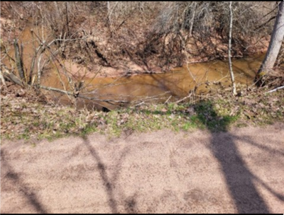 Overhead view of Thompson Creek.
